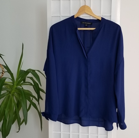 Willow & Thread | Blouse (navy) - Picture 1 of 12